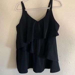 NWT Cacique swimsuit - Ruffle Top